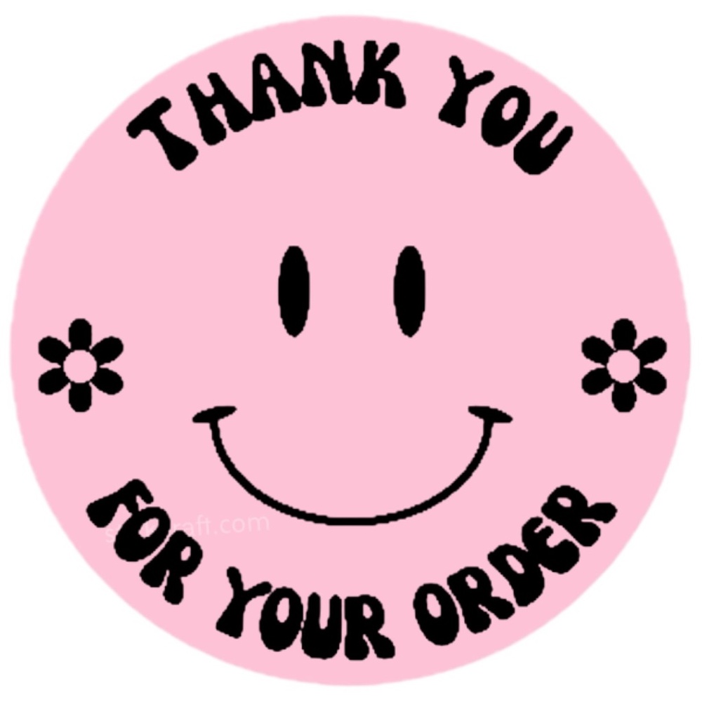 100 Thank You Stickers for your order  2in round Shipping Supplies  NWT poshmark